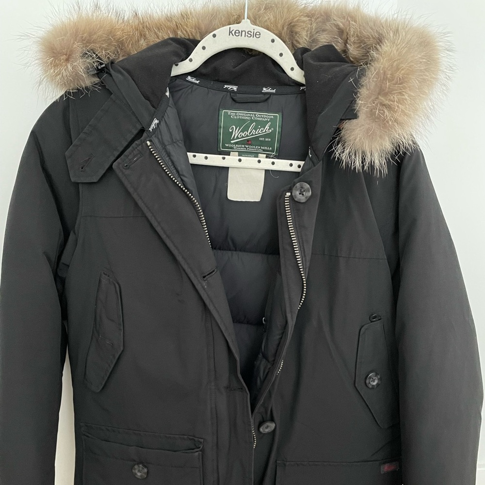 Women’s Black Woolrich Winter Jacket - Picture 1 of 7